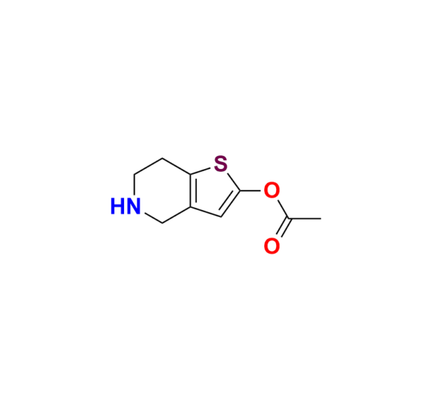 Structure of 4,5,6,7-Tetrahydrothieno[3,2-c]pyridin-2-yl Acetate