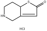 Structure of 5,6,7,7a-Tetrahydrothieno[3,2-c] pyridin-2(4H)-one hydrochloride