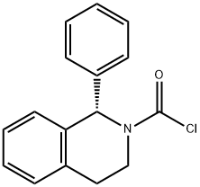 Structure of (s)-1-phenyl-1,2,3,4-tetrahydroisoquino-linecarbonylchloride