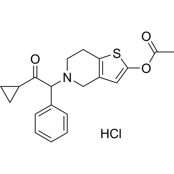 Structure of Prasugrel Desfluoro Hydrochloride