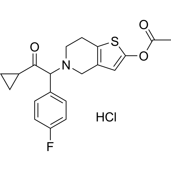 Structure of p-Fluoro Prasugrel Hydrochloride