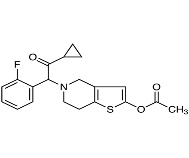 Structure of 5-[2-Cyclopropyl-1-(2-fluorophenyl)-2-oxoethyl]-4,5,6,7-tetrahydrothieno[3,2-c]pyridin-2-yl Acetate