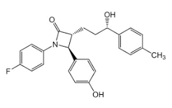Structure of (3R,4S)-1-(4-fluorophenyl)-3-[(3S)-3-hydroxy-3-(4-methylphenyl)propyl]-4-(4-hydroxyphenyl)azetidin-2-one