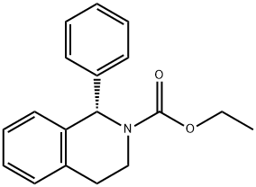 Structure of Ethyl (S)-1-phenyl-1,2,3,4-tetrahydro-2-isoquinolinecarboxylate
