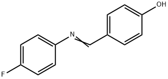 Structure of (E)-4-(4-Fluorophenyl imino)methyl)phenol.