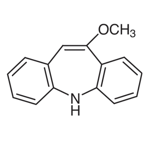 Structure of 10-Methoxy-5H-dibenzo[b,f]azepine